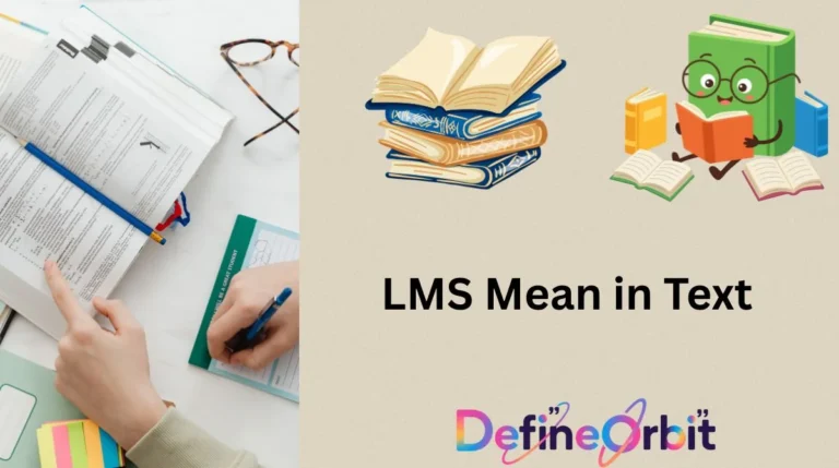 LMS Mean in Text