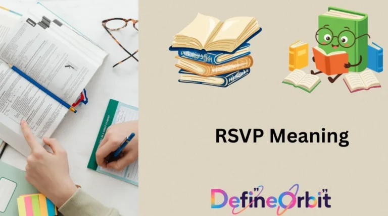 RSVP Meaning