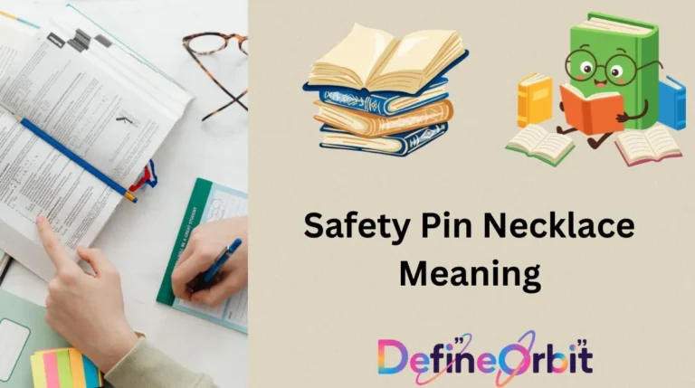 Safety Pin Necklace Meaning